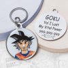 Goku Funny dog id tag for pets