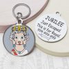 queen elizabeth Funny dog id tag for pets