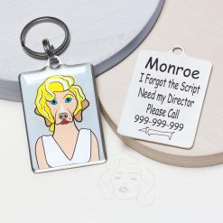 marilyn monroe Funny dog id tag for pets