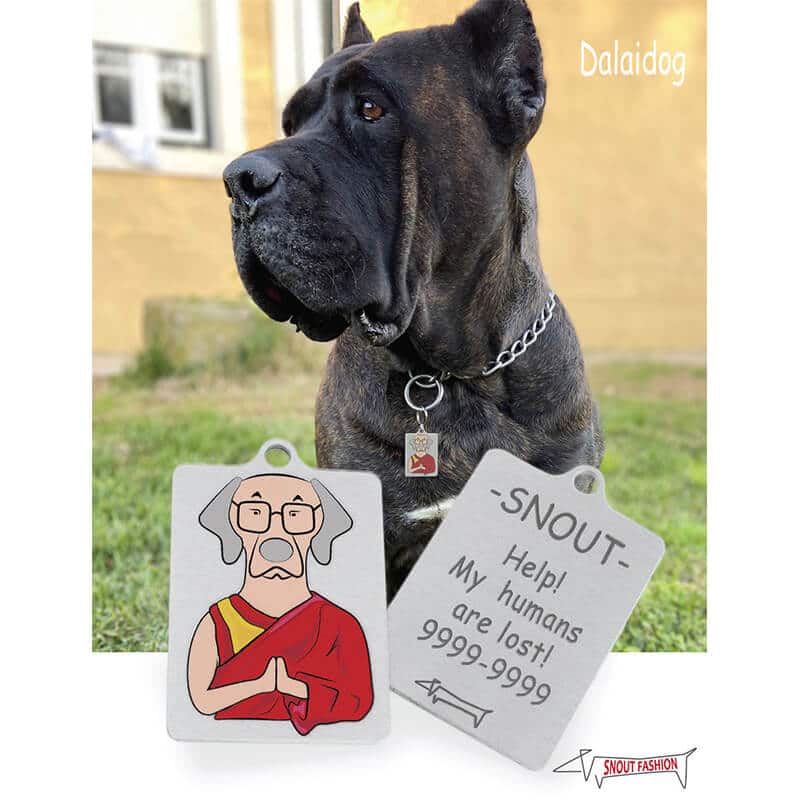 Personalized Dalai Lama dog Tag