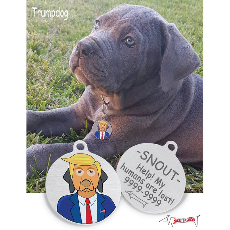 Personalized Trump dog Tag
