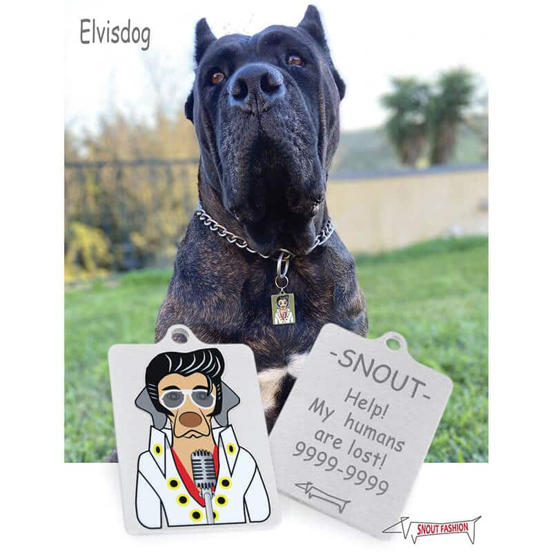 Personalized Elvis dog Tag