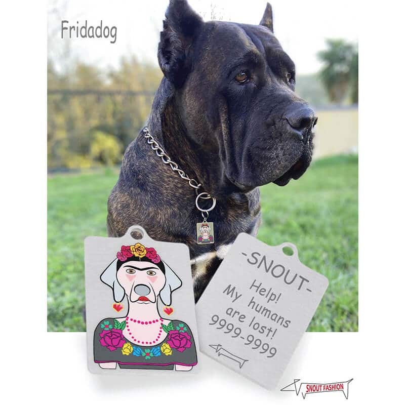 Personalized Frida dog Tag