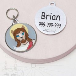 brian monty python Funny cat id tag for pets