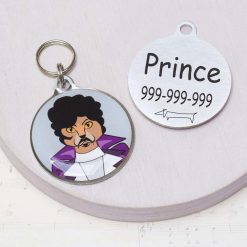 Prince Funny cat id tag for pets
