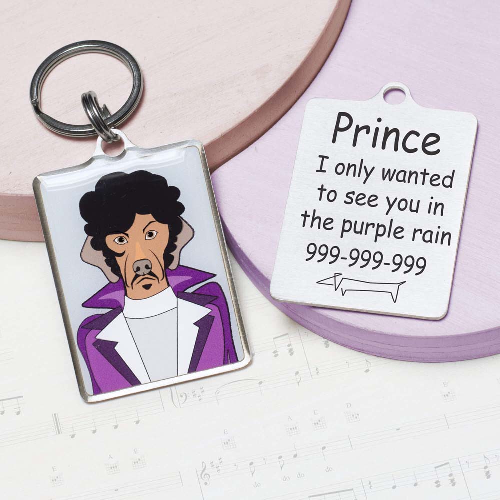 Personalized Prince Dog ID Tag Military Prince Funny dog id tag for pets